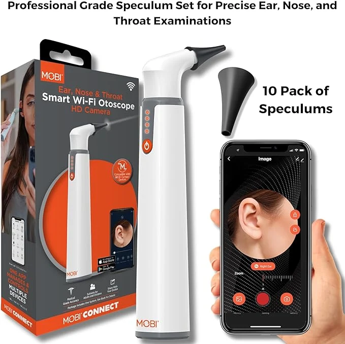 MOBI 10-Piece Speculum Set for Use with MOBI Smart Wi-Fi Otoscope (Item# 70676) - Image 6