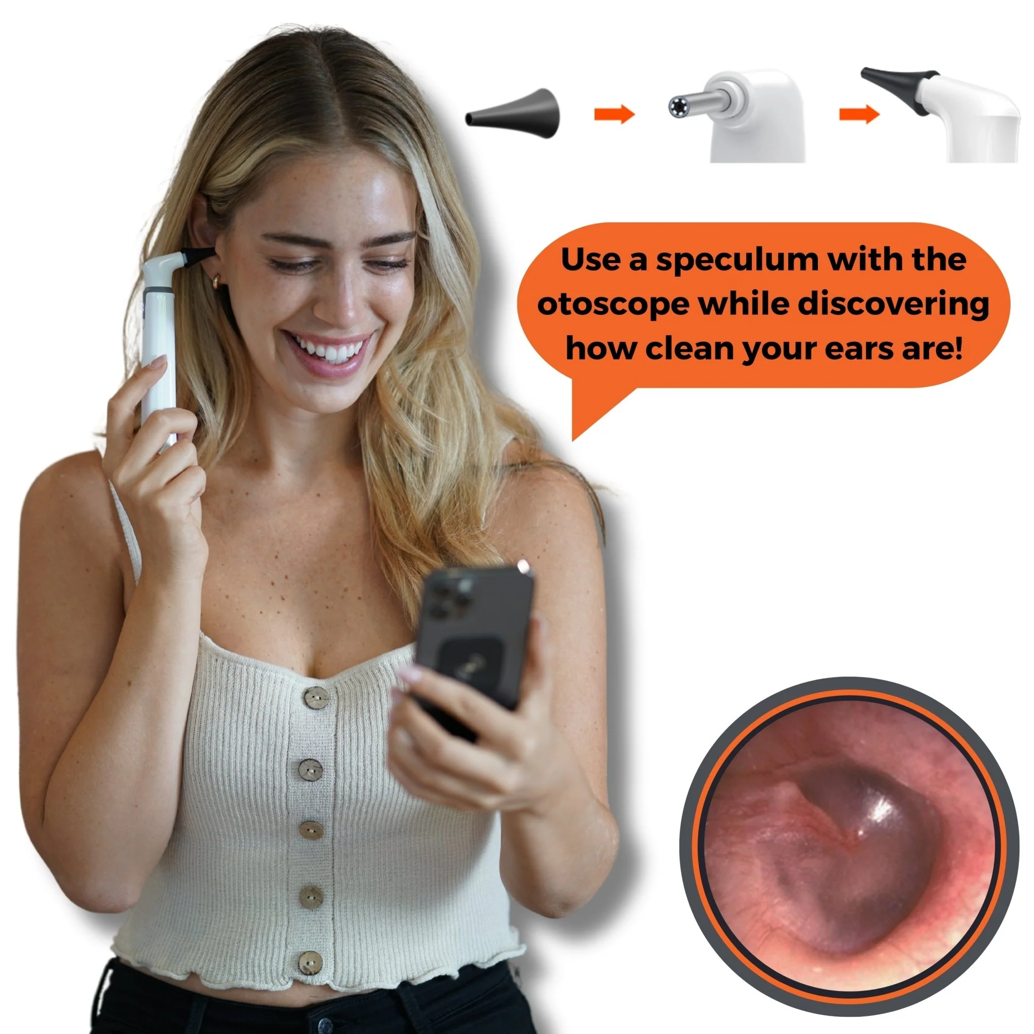MOBI 20-Piece Speculum Set for Use with MOBI Smart Wi-Fi Otoscope (Item# 70676) - Image 4