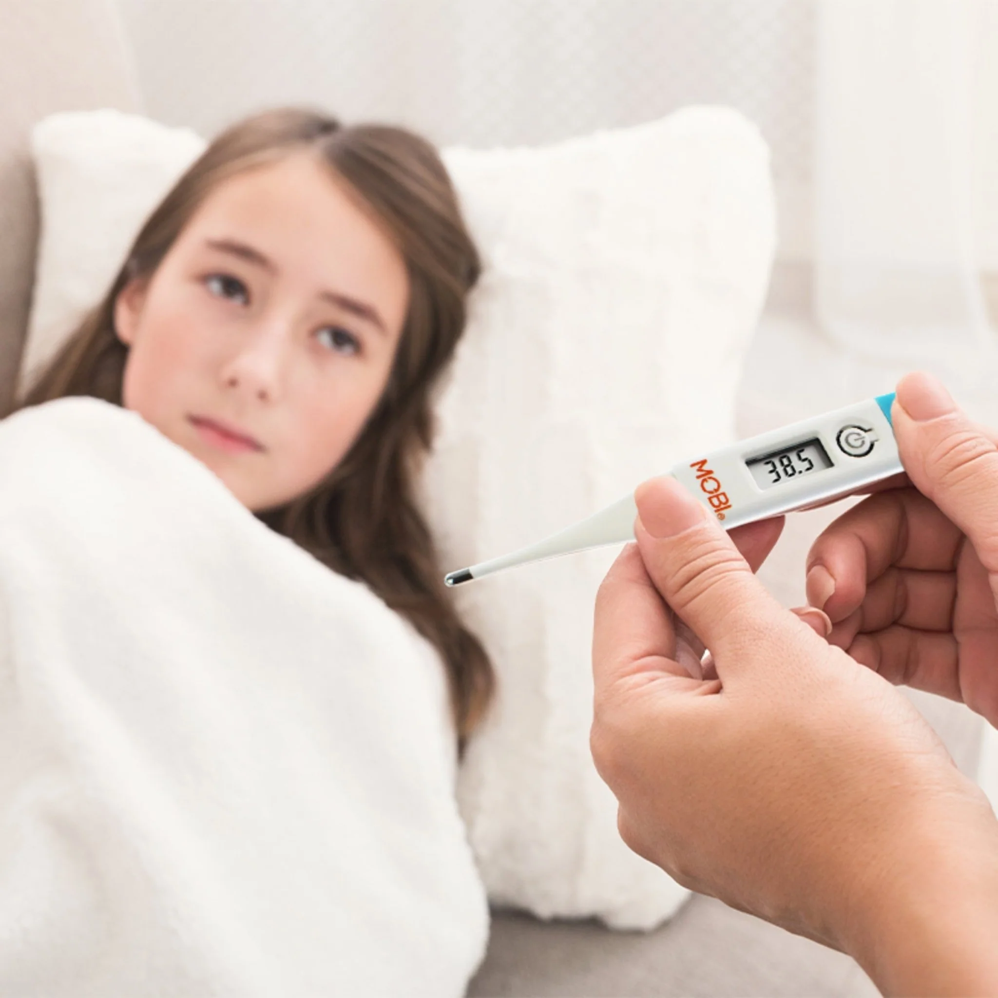 MOBI Digital Oral Thermometer with Hygienic Cover - Image 4