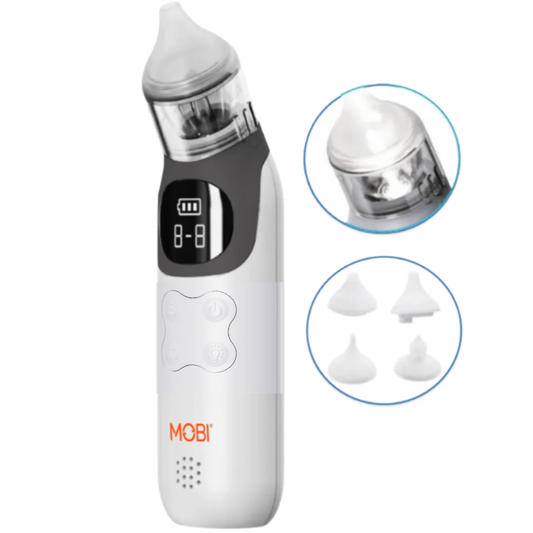 MOBI Automatic Baby Nasal Aspirator, 5-Level Suction, Night Light - Image 6