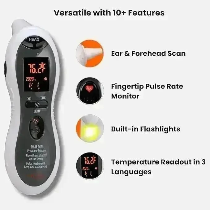 MOBI Upper Arm Blood Pressure Monitor & Ultra Pulse Thermometer Bundle - Image 5
