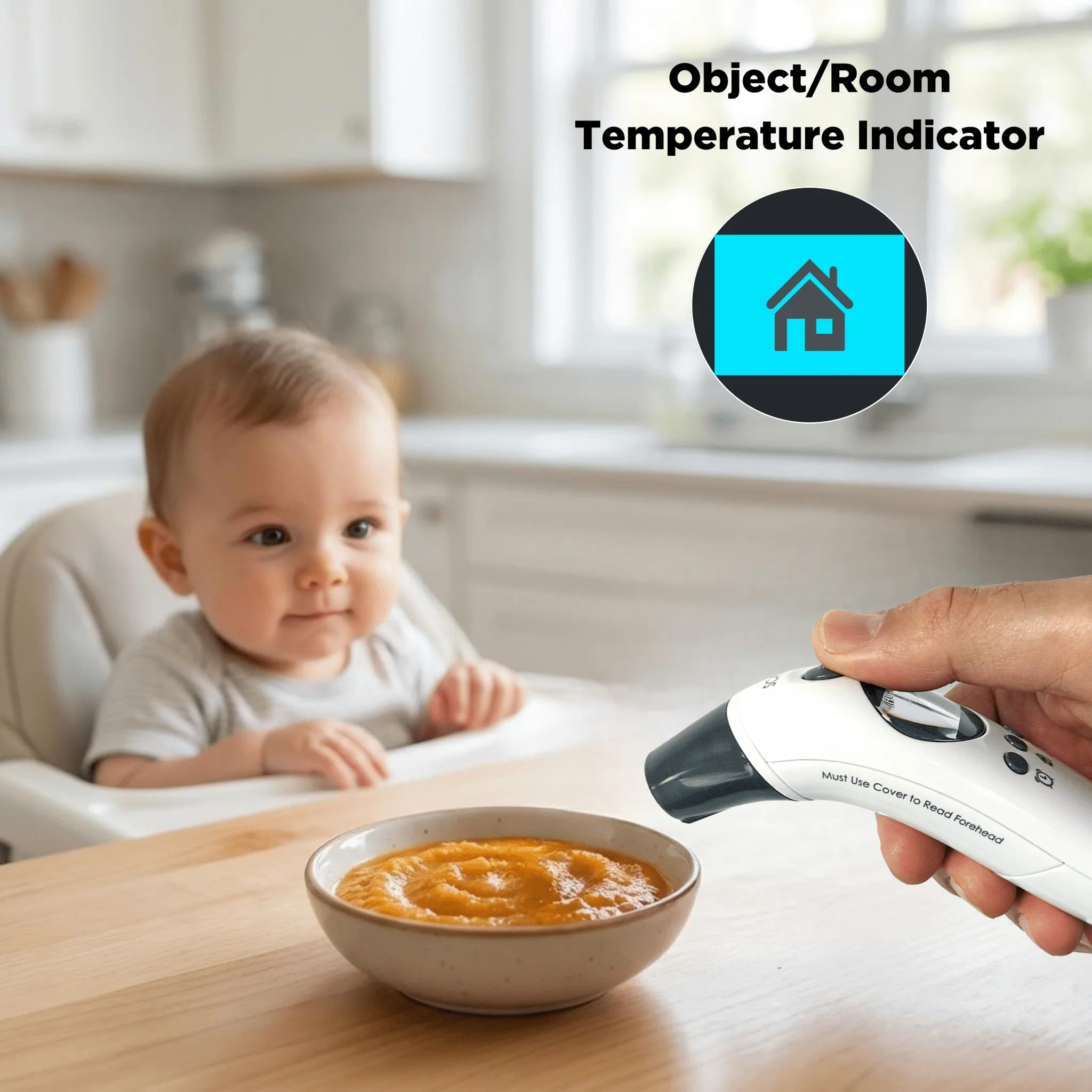MOBI DualScan Health Check Ear & Forehead Digital Thermometer + Medication Reminder Alarm - Image 6