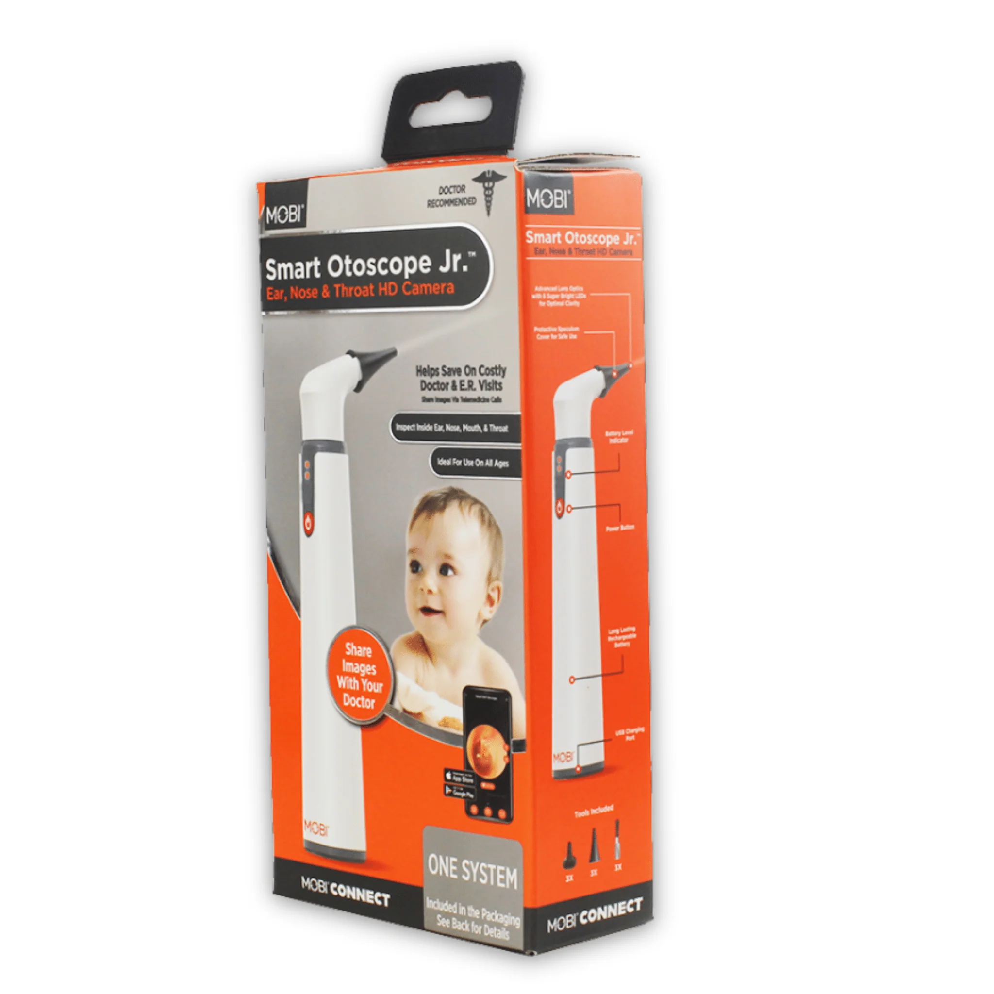 MOBI Smart Otoscope Jr. – Ear, Nose, Throat 1080P HD Camera - Image 10