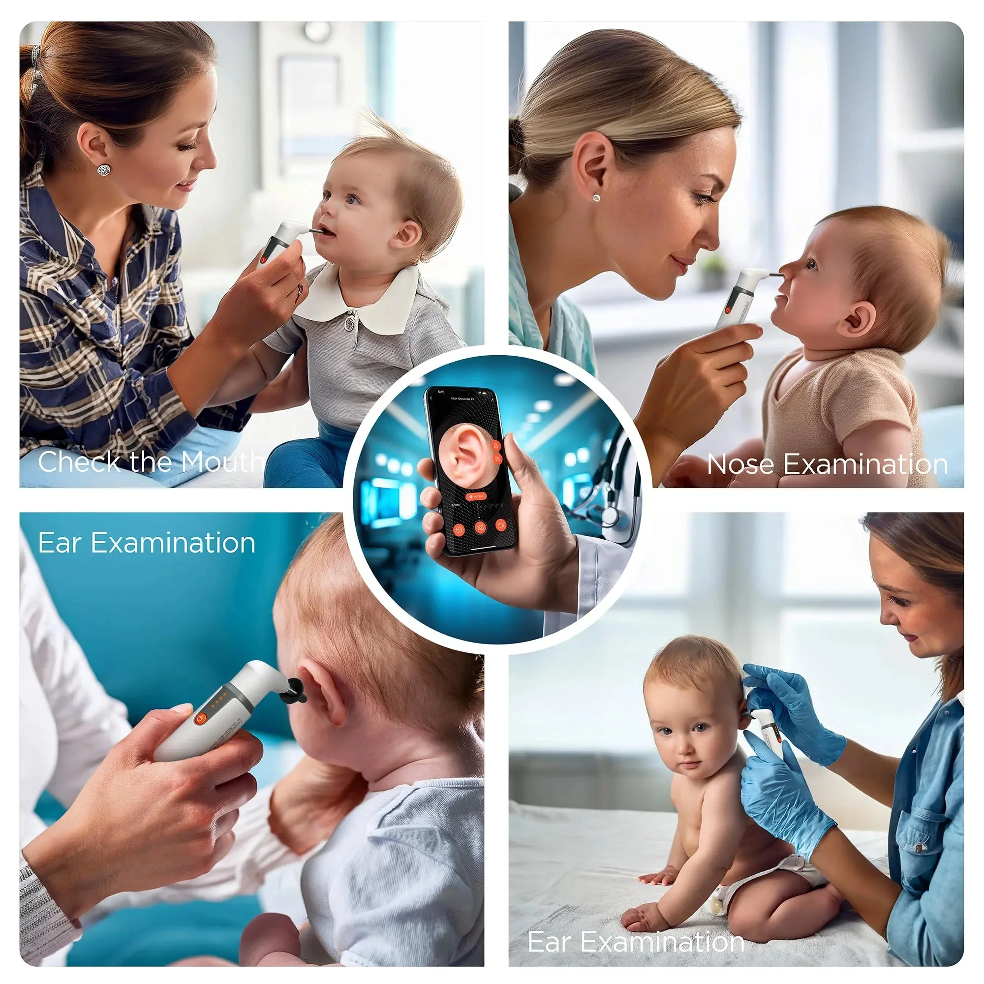 MOBI Smart Otoscope Jr. – Ear, Nose, Throat 1080P HD Camera - Image 2