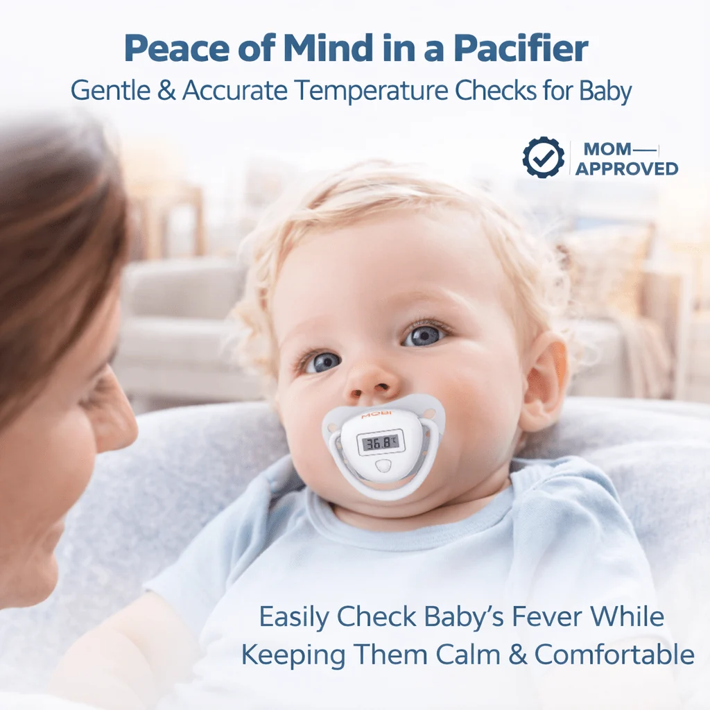 MOBI Pacifier-Style Digital Baby Oral Thermometer - Image 3