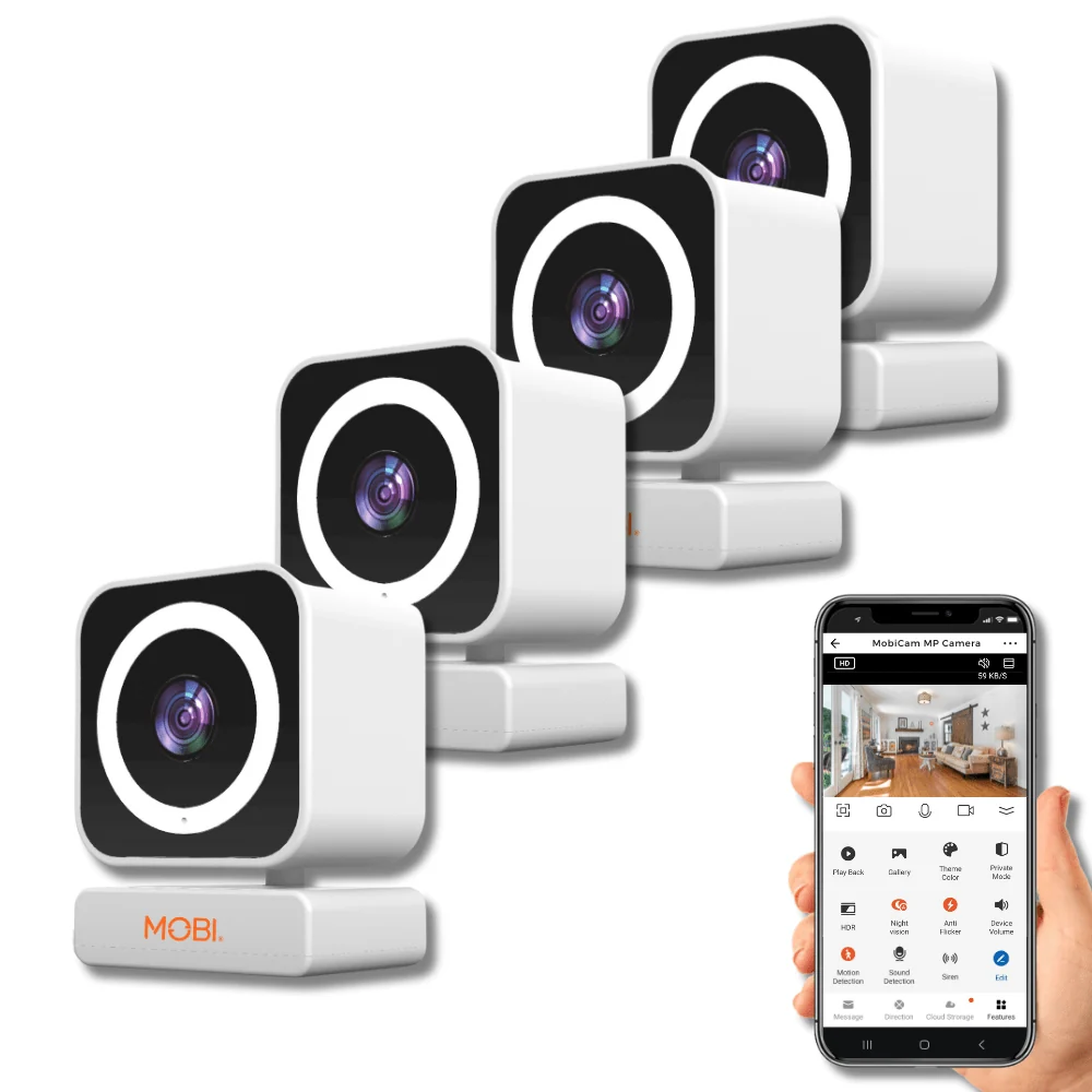 MobiCam MP Smart Nursery & Home Camera – 3MP 1080p, Dual Band Wi‑Fi, Night Vision - Image 11