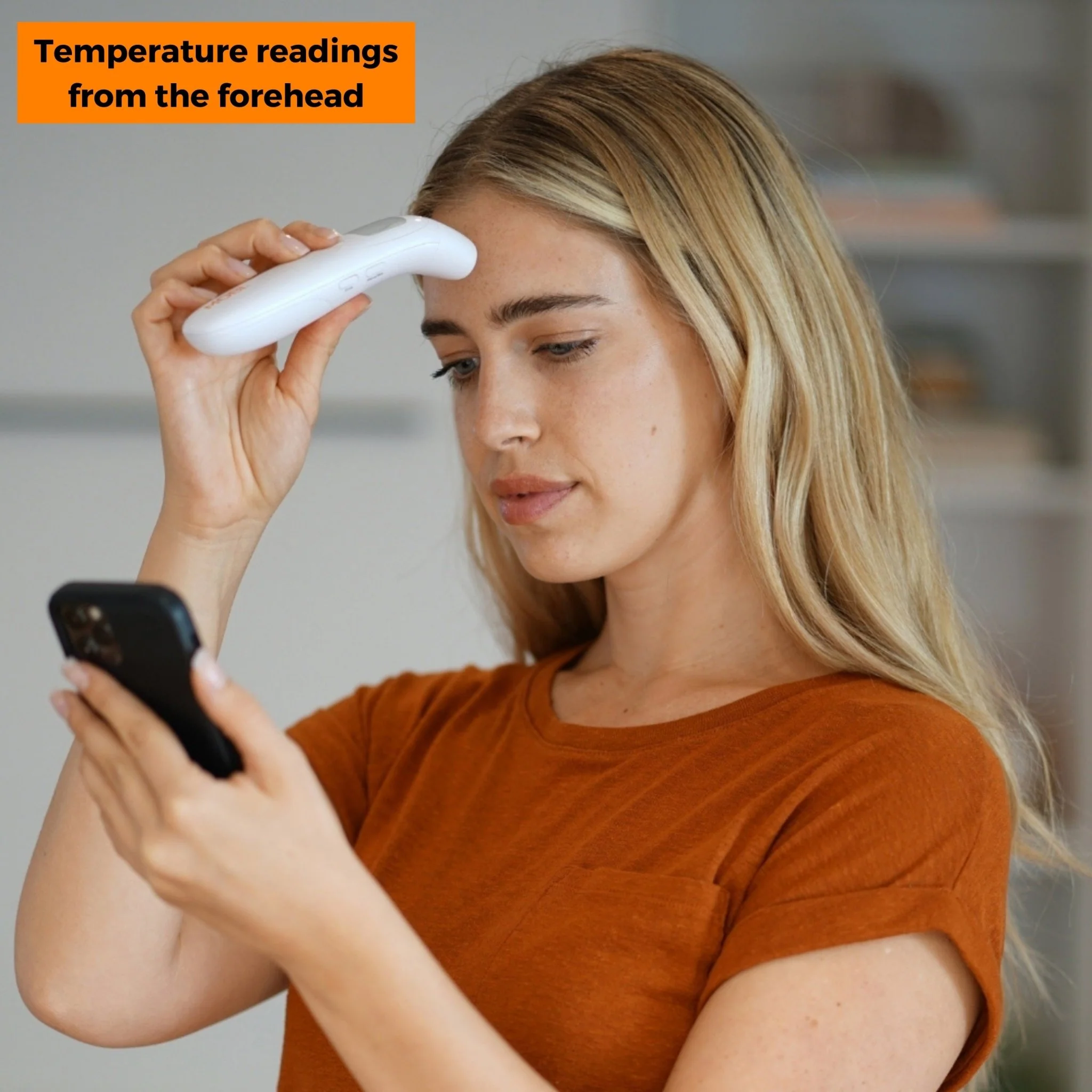 MOBI DualScan Ear & Forehead Bluetooth Digital Thermometer - Image 7
