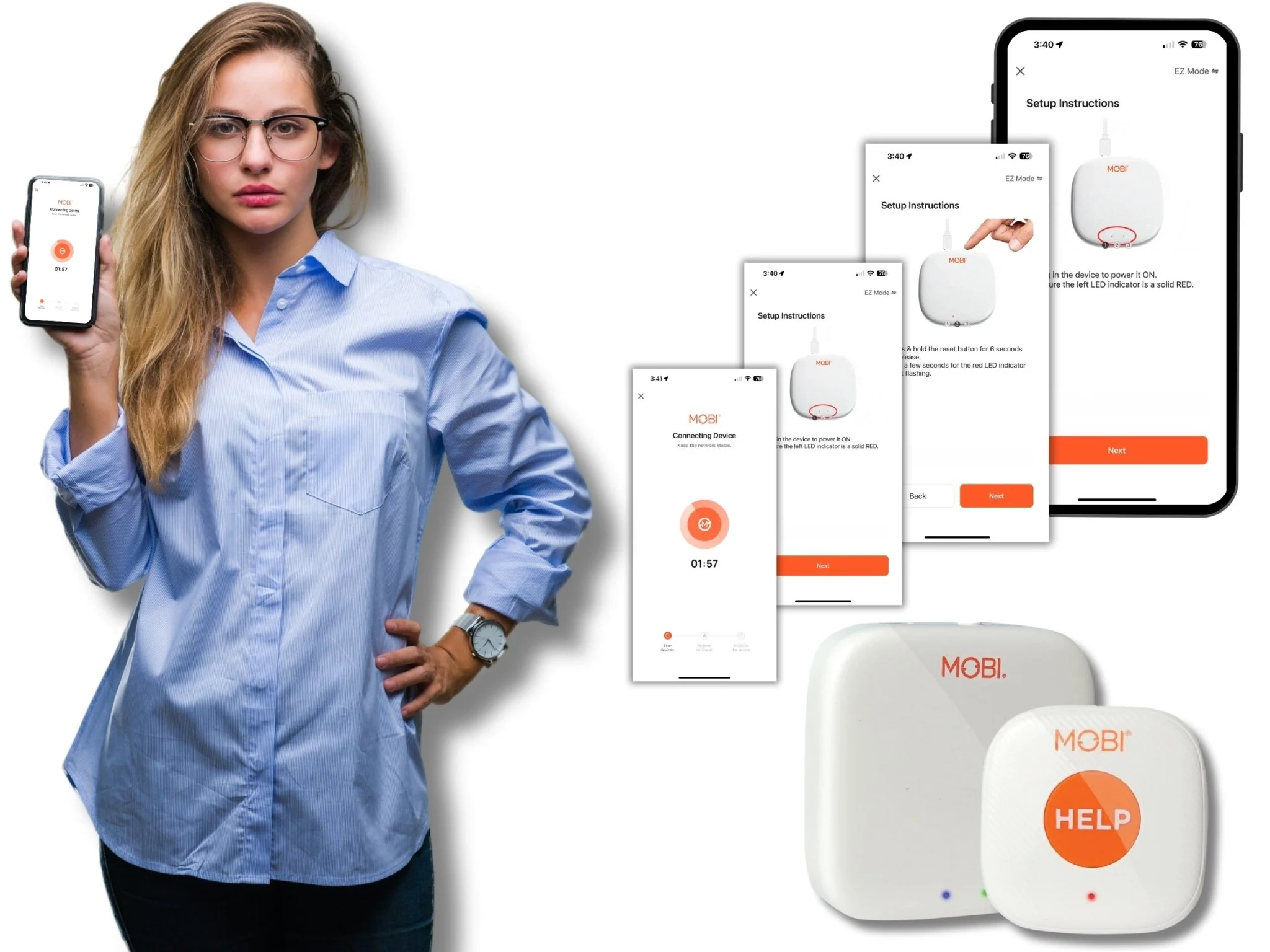 MOBI Smart Wi-Fi Caregiver Support Monitoring System & Alert Button - Image 6