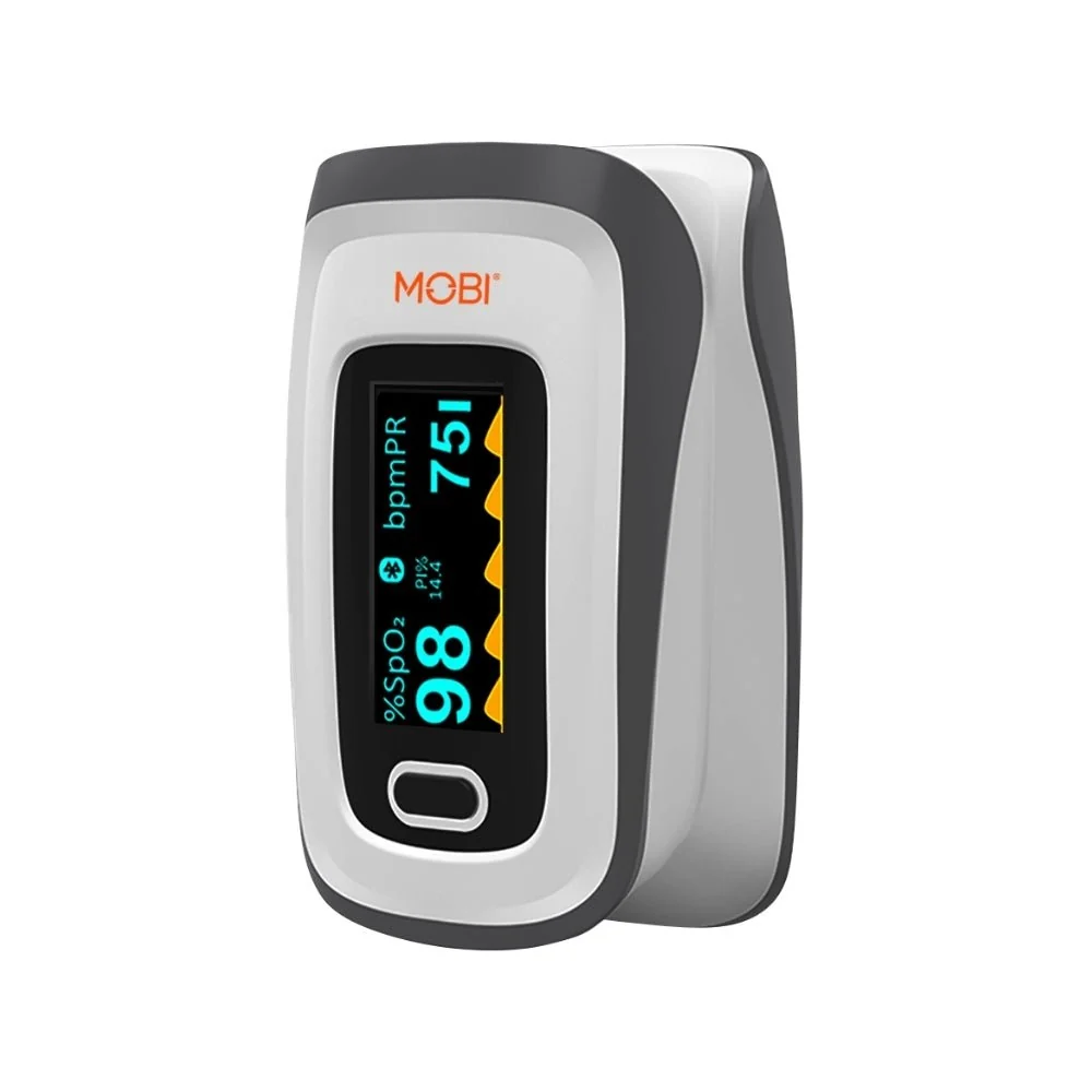 MOBI Smart Fingertip Bluetooth Pulse Oximeter with OLED - Image 3