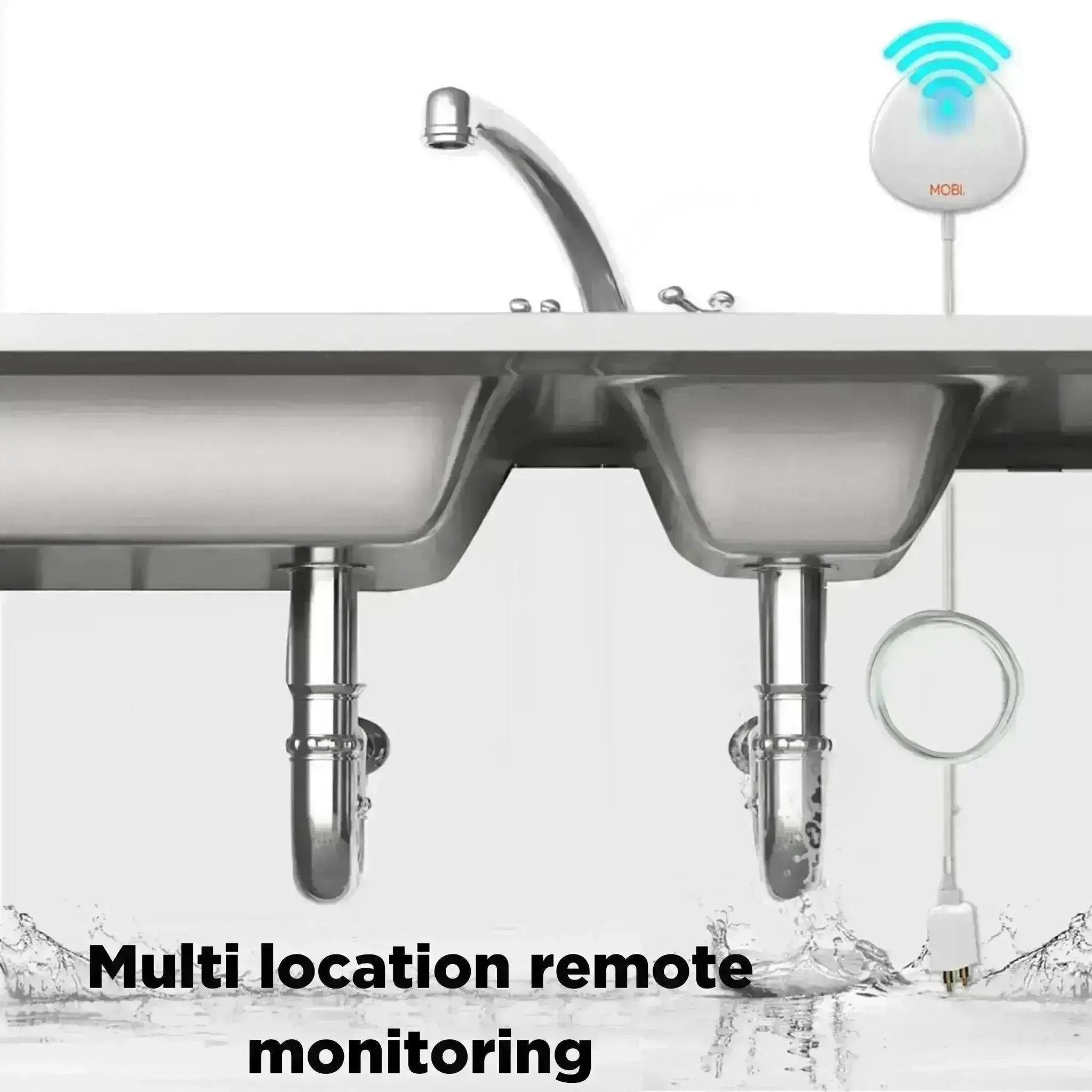 MOBI Smart Wi-Fi Water Leak Sensor + Real-Time Alerts - Image 6
