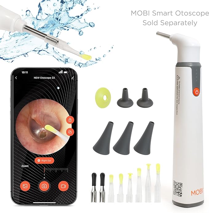 MOBI Smart Otoscope Ear Cleaning Accessory Kit for Wi‑Fi Otoscope - Image 2